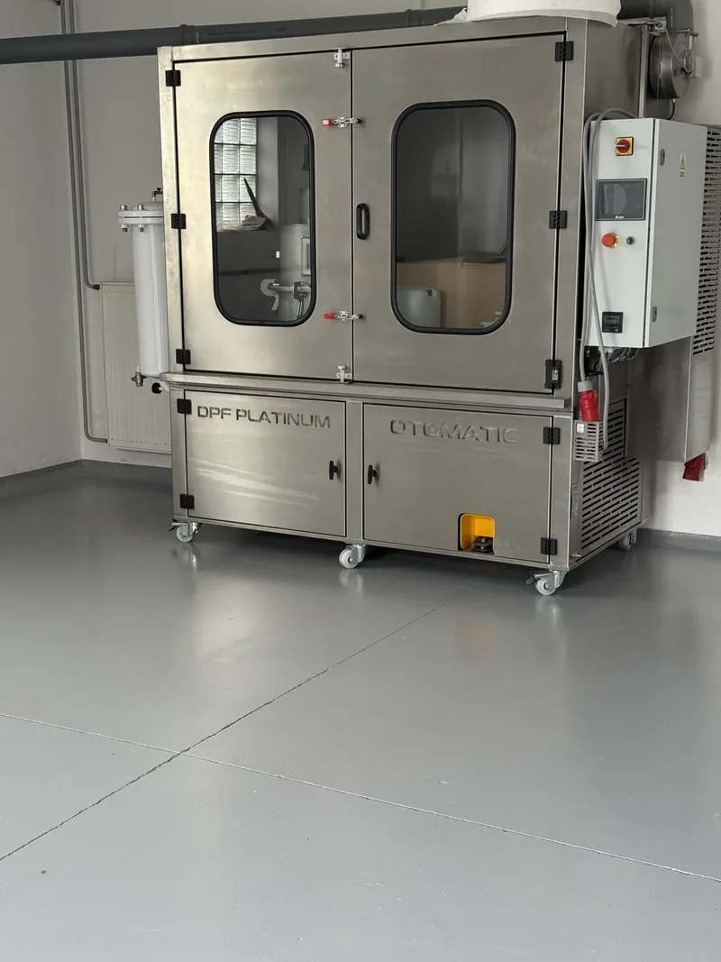 Detail zařízení v provozovně DPF Ústí